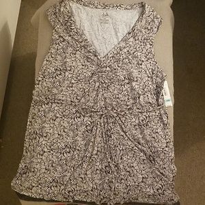 Duo Collared V-neck Tunic